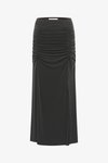 MAILY SLIT SKIRT - Jupe longue - black
