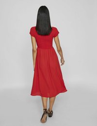 VILA MIDIKLEID KURZARM - Jurk - mars red