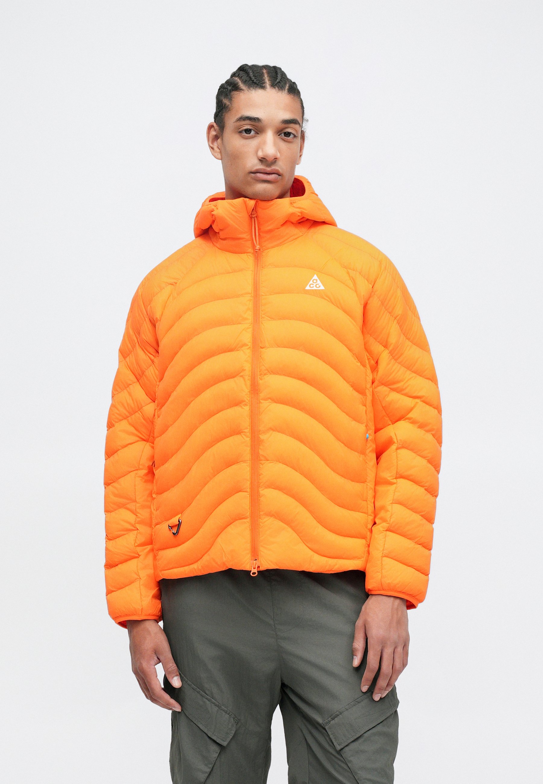 nike jacket orange