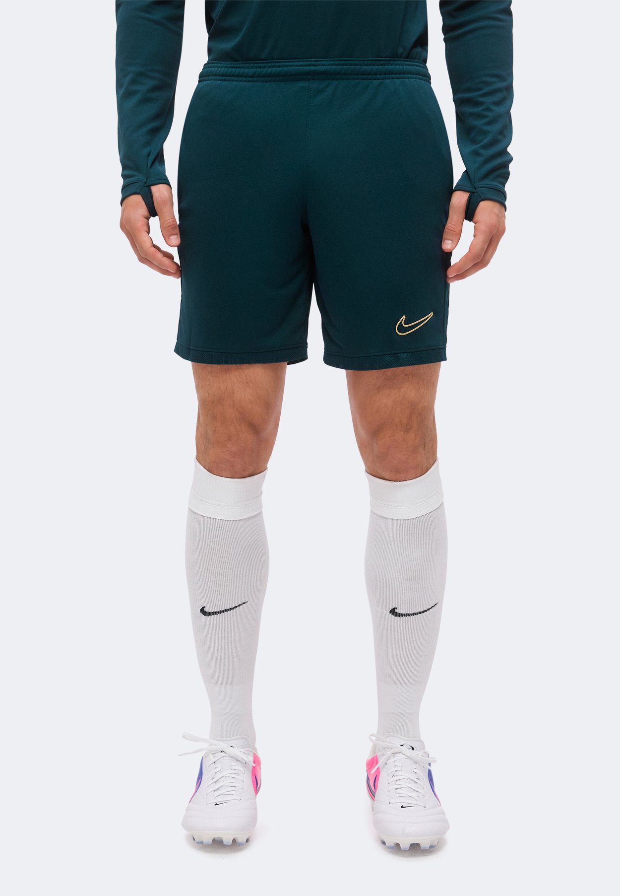 Nike ACD25 SHORT - Pantalón corto de deporte - midnight spruce/midnight spruce/elemental gold-coloured/metallic gold-coloured