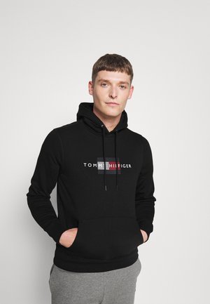 LINES HOODY - Hoodie - black