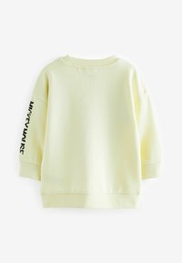 Next MICKEY MOUSE CREW NECK  - Ikdienas džemperis - ecru cream paint spray