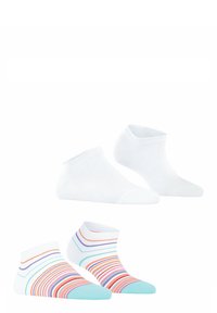 Esprit Multi Stripe 2-Pack - Chaussettes - white