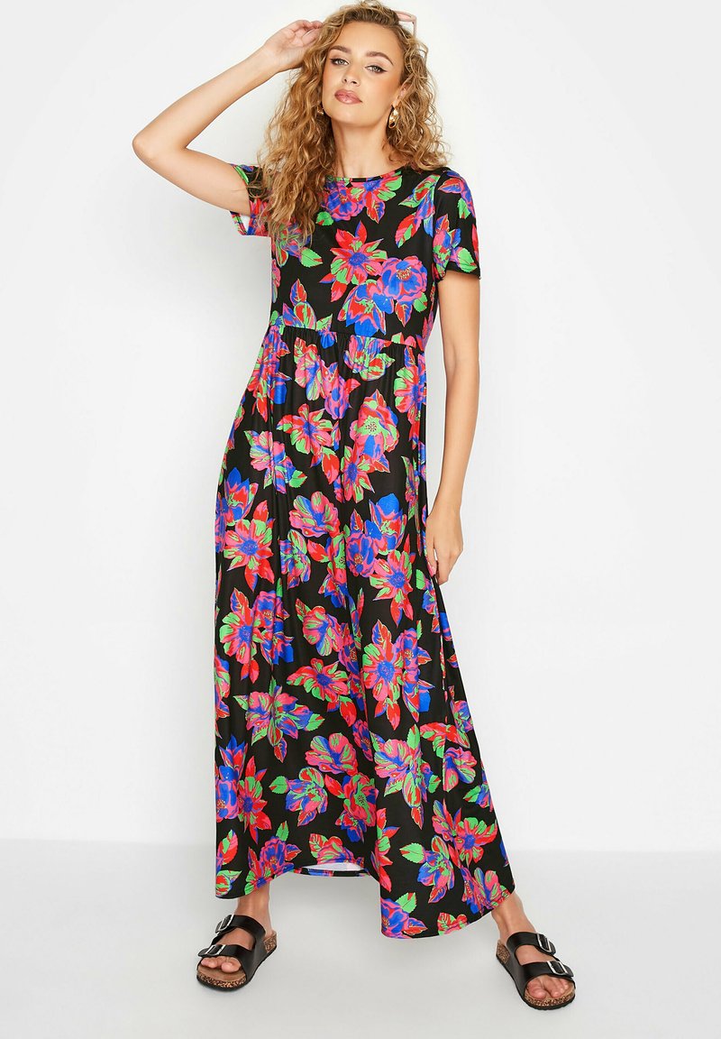 Long Tall Sally SMOCK Robe longue black/noir ZALANDO.FR