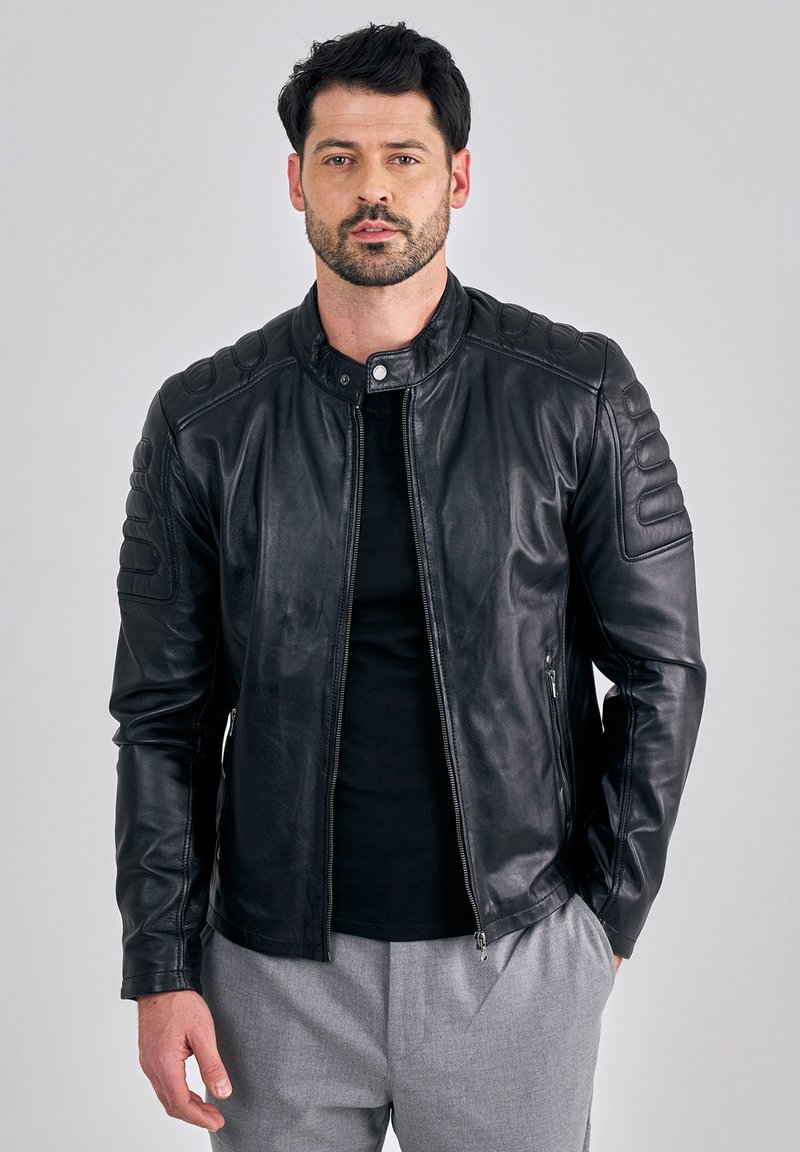 Freaky Nation RODNY - Lederjacke - black
