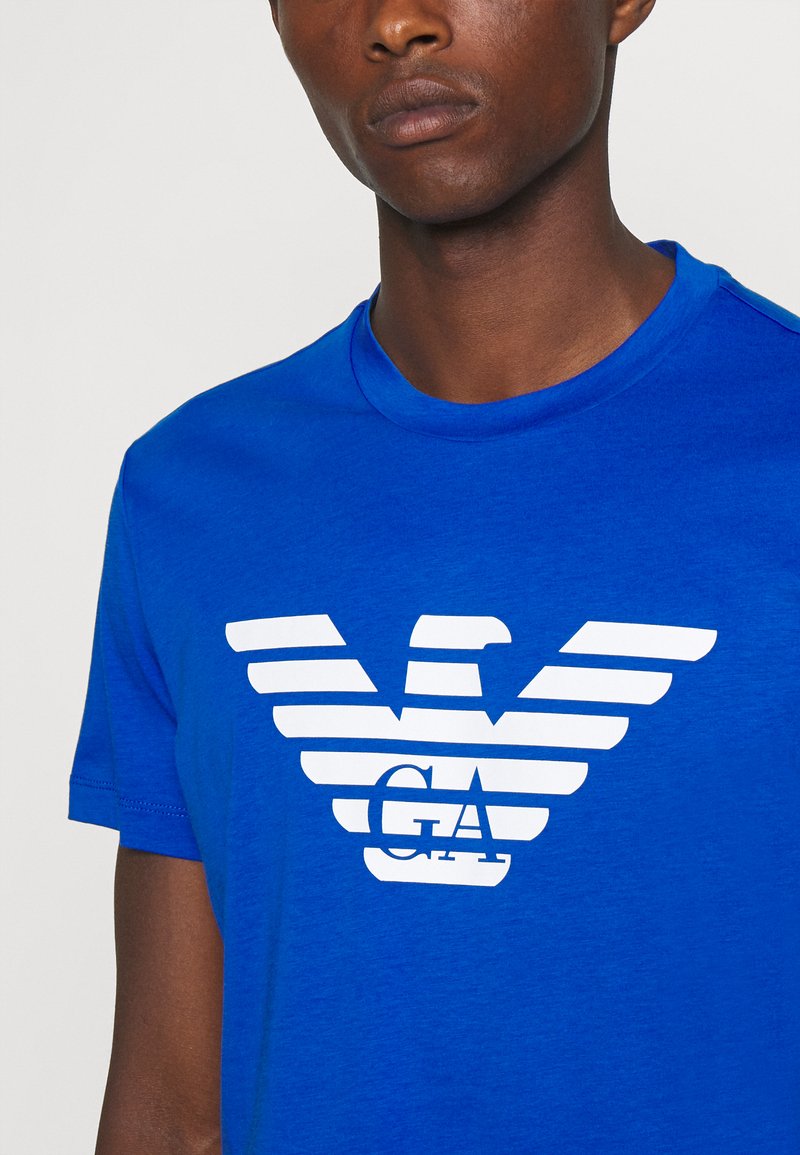 Herren T-Shirts basic | Emporio Armani T-Shirt print notte/blau - ID94182 Herren T-Shirts basic | Emporio Armani T-Shirt print notte/blau - ID94182
