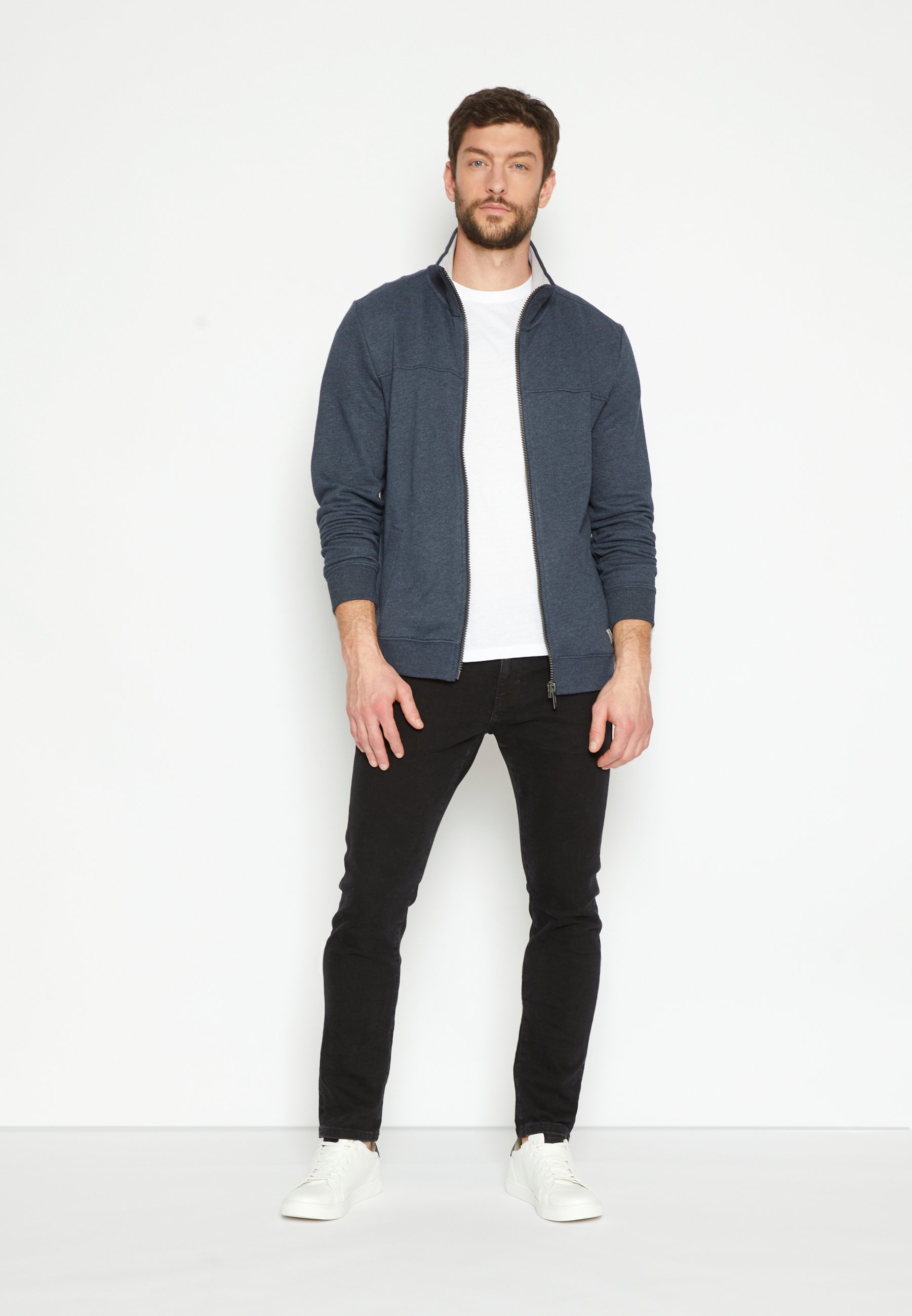 TOM TAILOR TROY - Slim fit jeans - black denim - Zalando.de