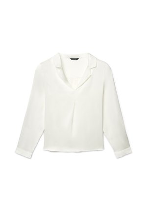 COLLETTO REVER - Blouse - bianco lana