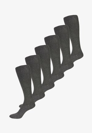 NUR DER 6-PACK - Socken - anthrazitmelange