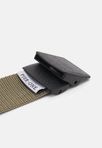 Pier One UNISEX 3 PACK - Pásek - black/beige /khaki
