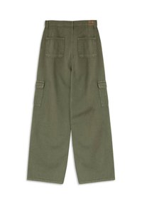 Kaotiko CARGO WIDE LEG - Cargo hlače - khaki
