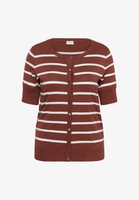 Unselected, henna/chalk stripe