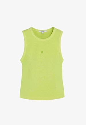 Scalpers, SCALPERS TANK SKULL TEE - Top - lime