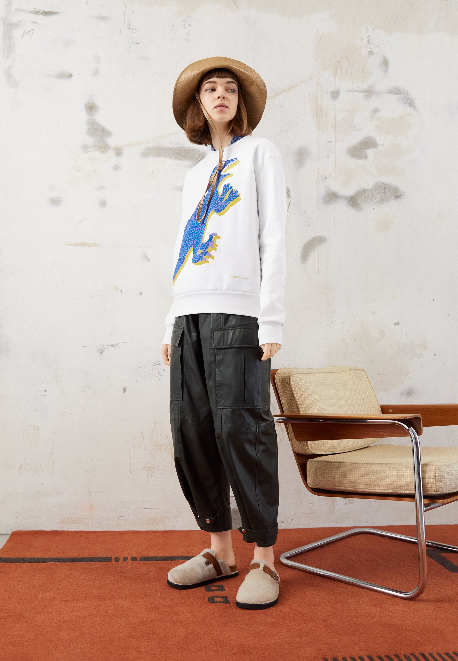 Paul Smith TROUSER - Pantaloni di pelle - black/nero - Zalando.it