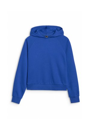 4F, 4F BLUZA DRESOWA NIEROZPINANA Z KAPTUREM DAMSKA - Kapuzenpullover - blue