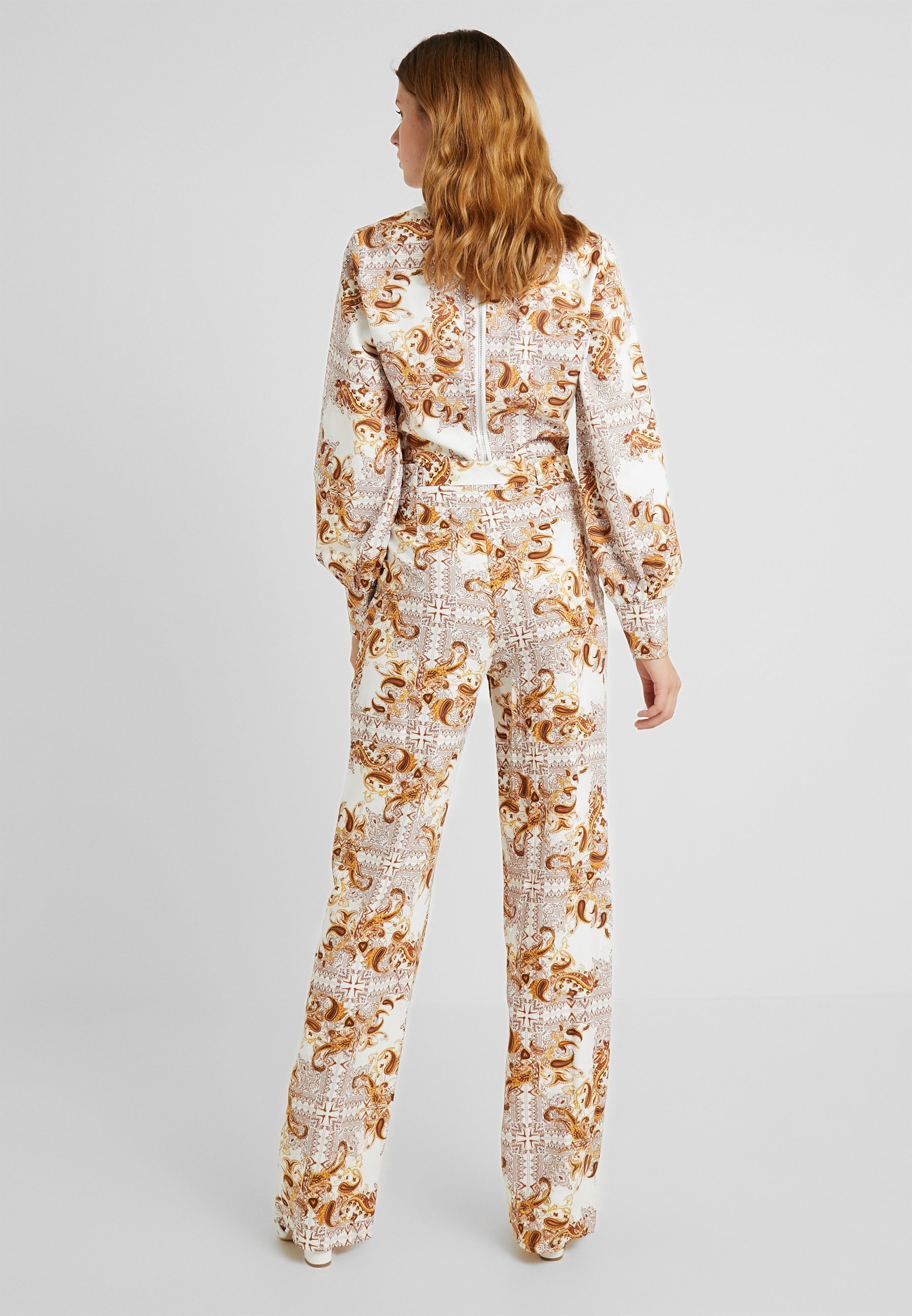 Missguided Tall PALAZZO PANTS Bukse whitehvit Zalando.no Missguided Plus PLUS SIZE PALAZZO PANTS Bukse white