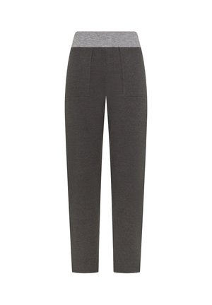 Deha, STRAIGHT BI-COLOUR TROUSERS - TROUSERS - Pantaloni sportivi - brown