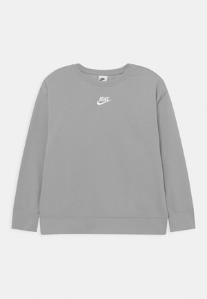 CLUB CREW - Felpa - light smoke grey/white