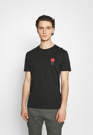 T-shirt con stampa - black