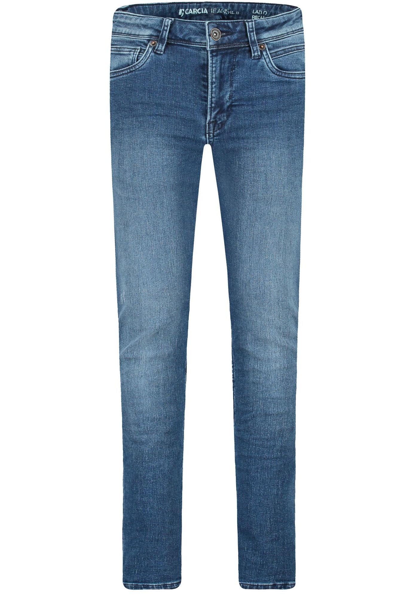 Garcia LAZLO 350 TAPERED Slim fit jeans dark used/blauw denim