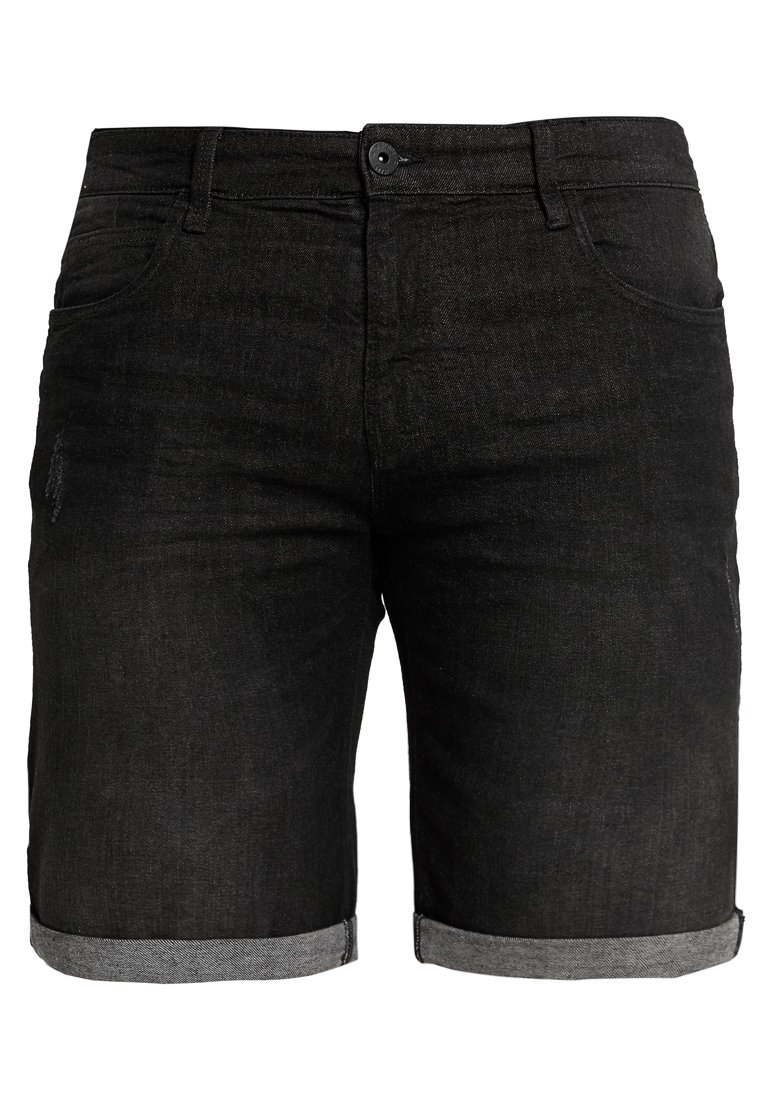 Indicode Jeans Kaden Plus Denim Shorts Black Zalando Co Uk
