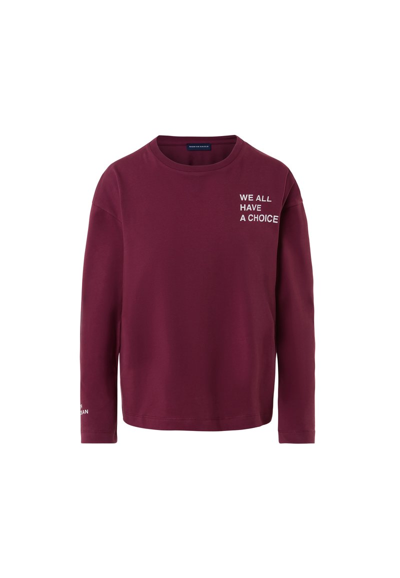 North Sails Longsleeve donkerrood North Sails Longsleeve donkerrood