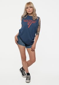 Paradiso Clothing VAN HALEN CLASSIC RED LOGO MUSCLE - Top - blue