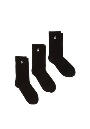 3 PACK - Calcetines tobilleros - gunmetal