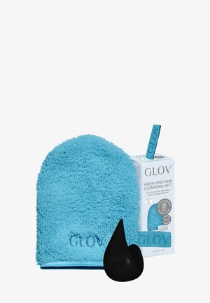 GLOV® WATER-ONLY MAKEUP REMOVER AND SKIN CLEANSING MITT + HOOK - Ansiktsvårdsset - bouncy blue