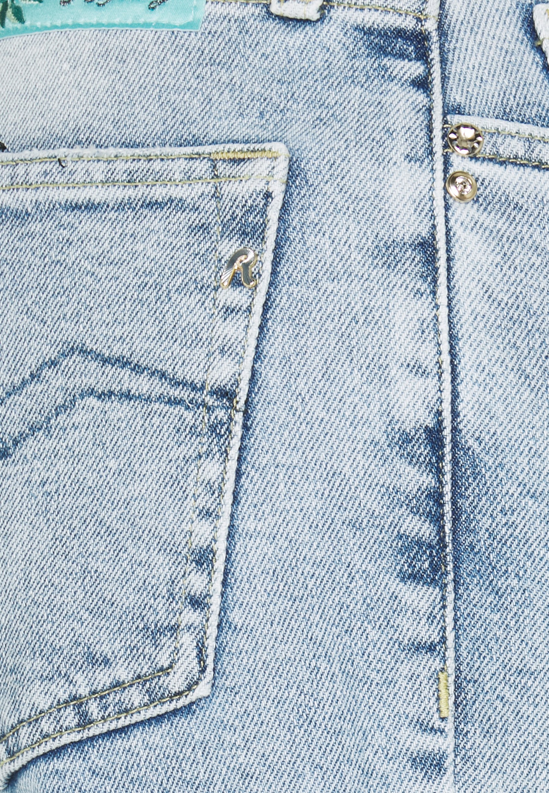 Replay ROSE COLLECTION JULYE PANTS - Straight leg jeans - light  blue/light-blue denim - Zalando.co.uk