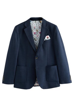SLIM FIT TEXTURED SMART - Sakko - blue