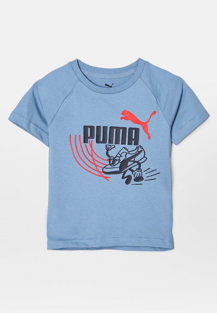 Puma T-shirt print lichtblauw