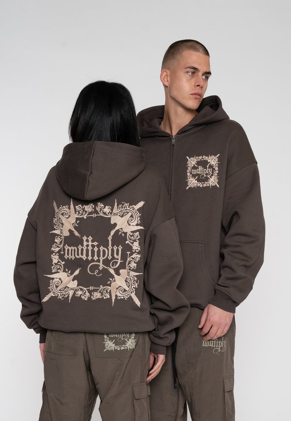 HOODIE REGALIA - Sweatjacke - turkish coffee