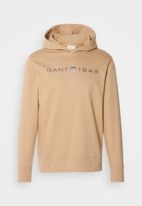 Felpa con cappuccio - caramel beige