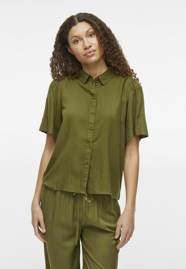KURZARM - Hemdbluse - capulet olive
