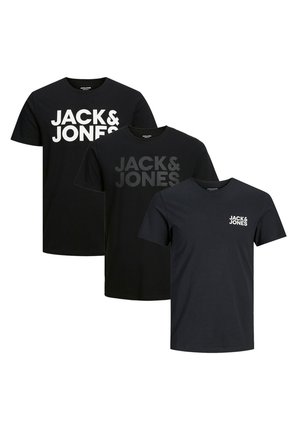 3ER PACK CORP  - T-Shirt print - schwarz mix