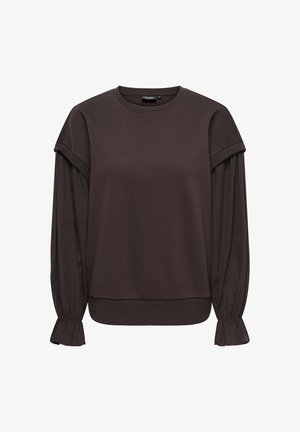 ONLY, SWEATSHIRTS -ONLLIN SWEATSHIRT - Sweatshirt - chocolate torte