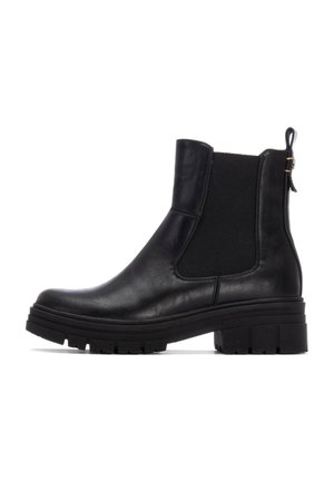 Stivaletti con plateau - black