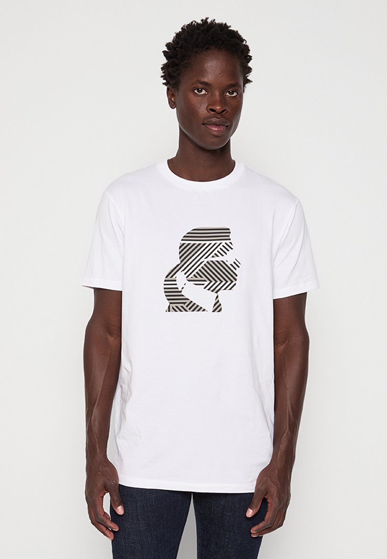 Karl Lagerfeld T-shirt print wit