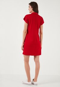 LELA REGULAR FIT  - Haljina od žerseja - red