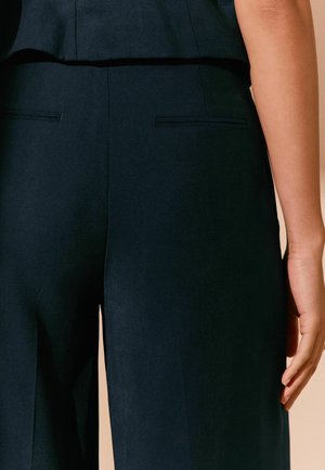Next, REGULAR FIT - WIDE LEG TROUSERS . - Trousers - navy
