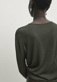 Massimo Dutti Strickpullover - dark green