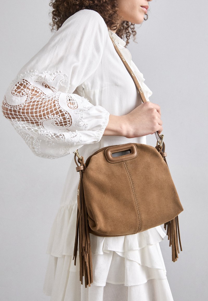 Maje Τσάντα χιαστί - camel