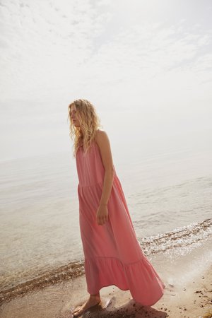 Part Two, THEONAPW DRESS - Maxikjoler - peach blossom