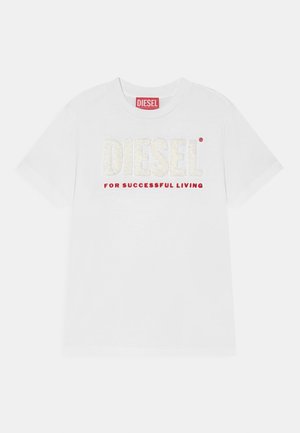 Diesel TKALO UNISEX - T-shirt estampada - bianco