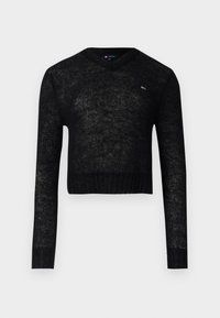 V NECK  - Džemper - black