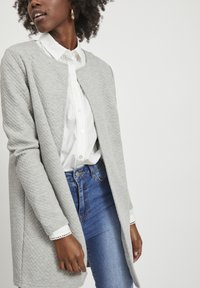 VILA VINAJA NEW LONG JACKET - Jopica - light grey melange