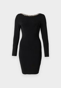 LAUREN BANDAGE DRESS - Cocktailkjole - jet black