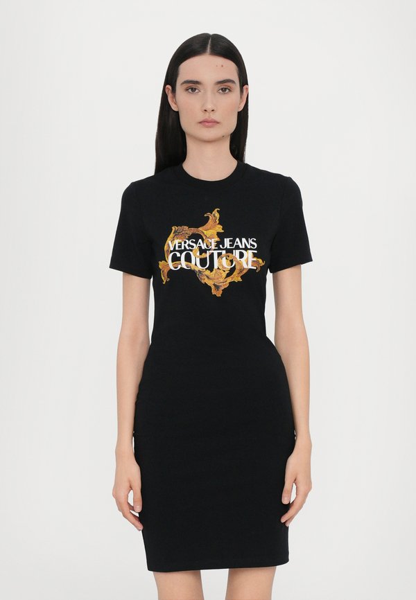 LOGO BAROQUE - Jersey dress
