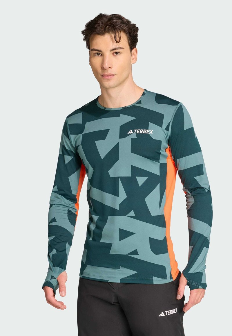 adidas Sportswear LONG SLEEVE - Top dugih rukava - preloved teal